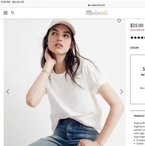 Madewell Easy Crop Tee